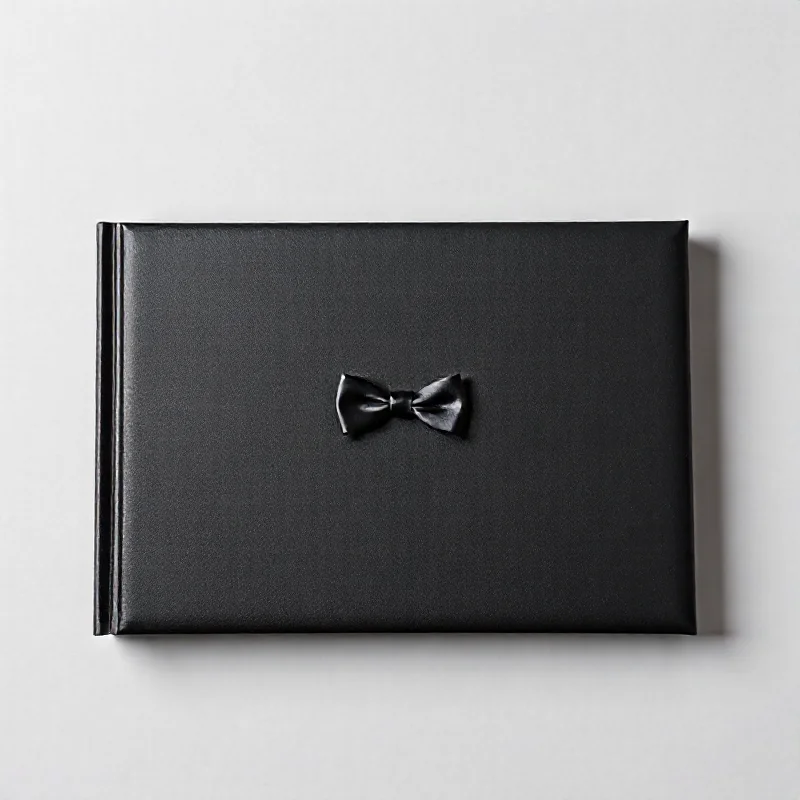 Black Tie Wedding Guest Book