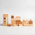 Wooden Building Blocks Set