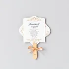 Charming Ceremony Program Fans