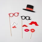 Vintage Photo Booth Prop Set