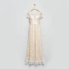 Women's Lace Overlay Gown