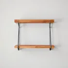 Rustic Wooden Wall Shelf