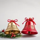 Vintage Christmas Bell Decorations