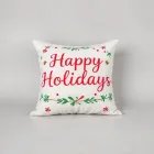 Happy Holidays Throw Pillow