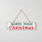 North Pole Christmas Sign