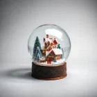 Christmas Village Snow Globe