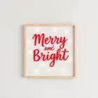 Merry and Bright Wall Art