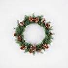 Christmas Wreath with Pine Cones