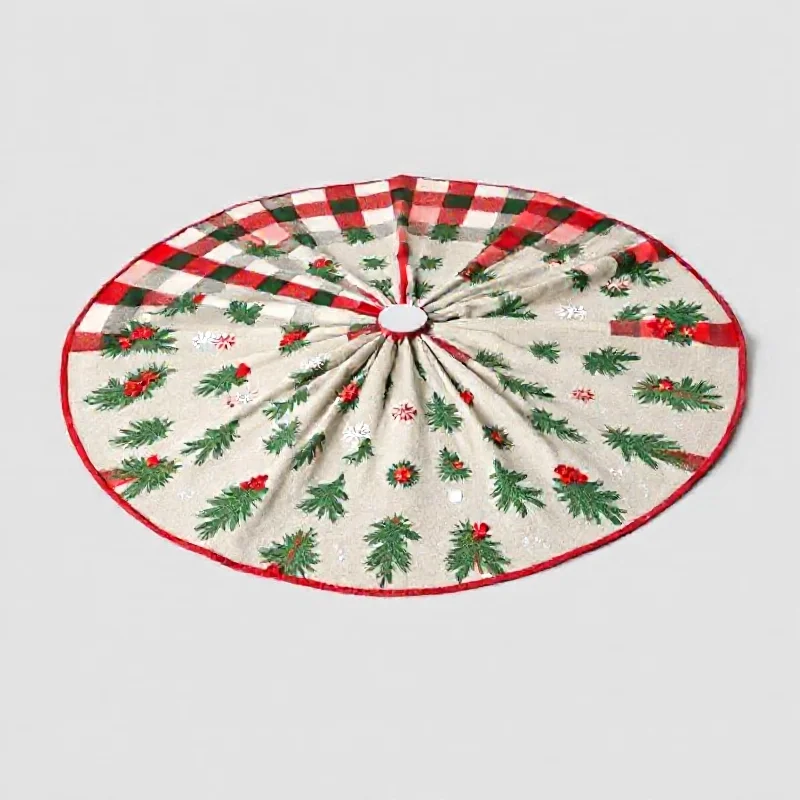 Reversible Christmas Tree Skirt