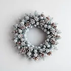 Frosted Pinecone Wreath