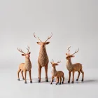 Reindeer Family Figurines Set