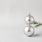 Elegant Silver Christmas Baubles