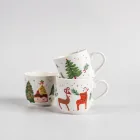 Hand-painted Christmas Mugs Set